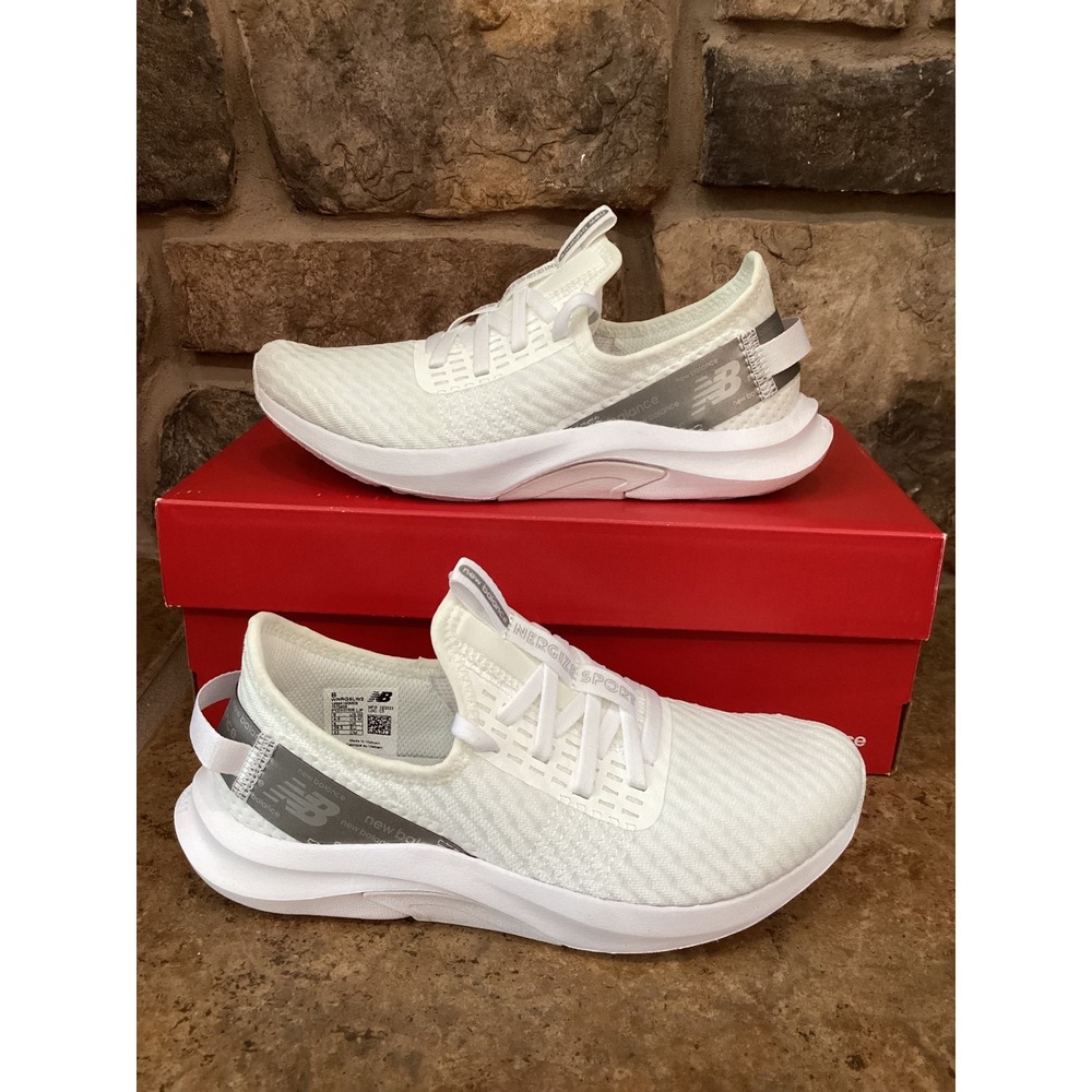 New Balance DynaSoft Nergize Sport V2 Womens 6 White Training Shoes WNRGSLW2 New